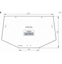 SZYBA TYLNA 1150*760   JD  SERIA 6000 - [CJK103]