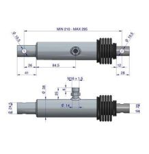 SIŁOWNIK HYD.  ZASUWY   SMN-1,20X86 - [RNU08115]