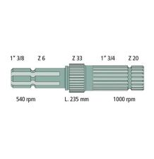 WAŁEK WOM  Z-6 1-3/8" + Z-20 - [CJN620-Z20]