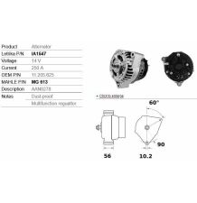 ALTERNATOR 2-OTW  14V 200A B-56          - [CJS712-I]