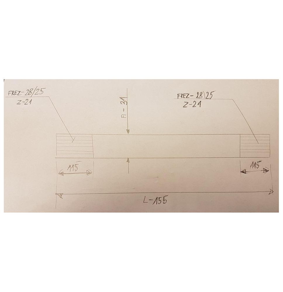 WAŁEK L-1550  Z21 28/25 + Z21 28/25 - [CCM215]