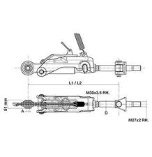 STABILIZATOR  L-461/482  M - [CAZ520]