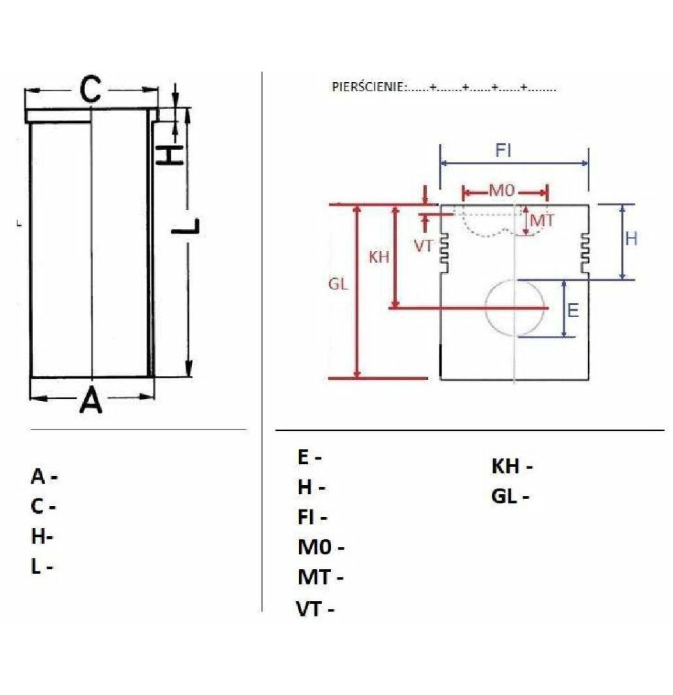 ZESTAW NAPRAWCZY JD 106,5 MM - [CJS005-B]