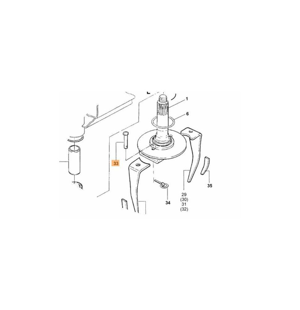 AMAZONE  SWORZEŃ 16*65*55 MM - [GBA003]