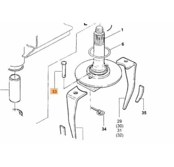 AMAZONE  SWORZEŃ 16*65*55 MM - [GBA003]