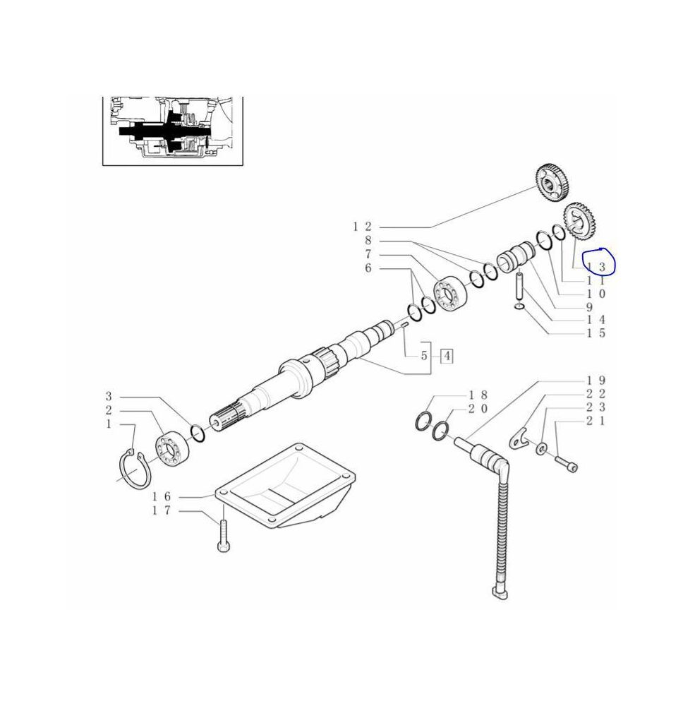 KOŁO ZĘBATE Z-54 - [CCM136]