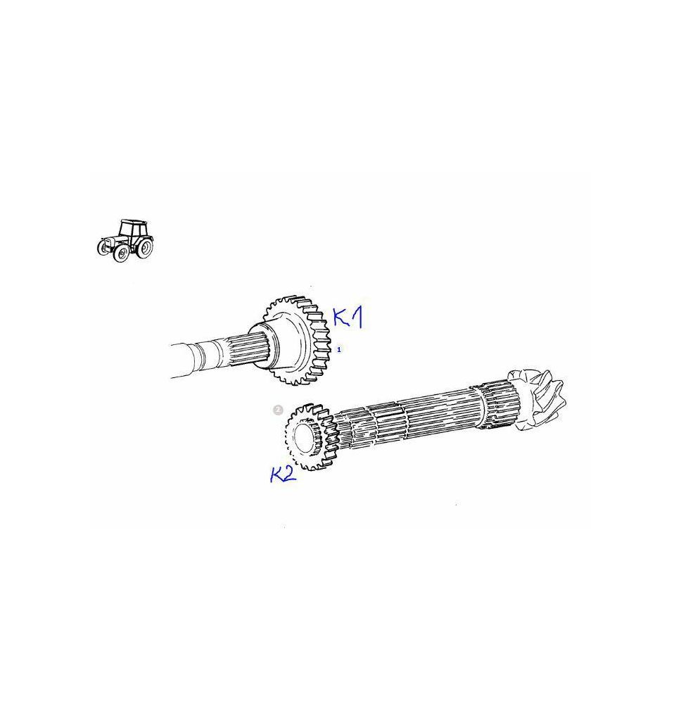 KPL KÓŁ Z-36/Z-24   - UŻYWANE- - [CFN803-U]