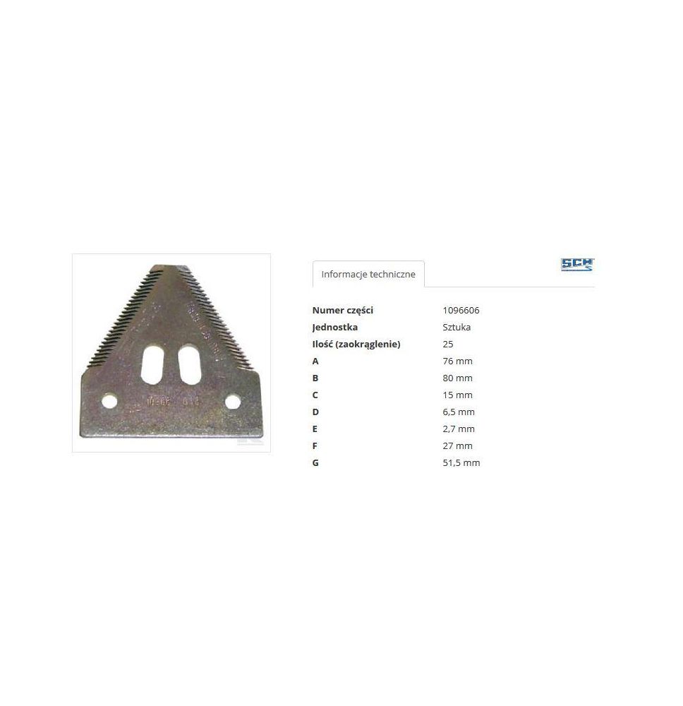 NOŻYK SCH 10966,06 - [KCS011]