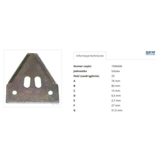 NOŻYK SCH 10966,06 - [KCS011]