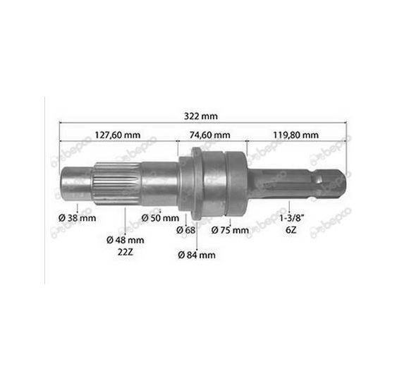 WAŁEK WOM Z-6 1-3/8" - [CCN655-Z6MF]