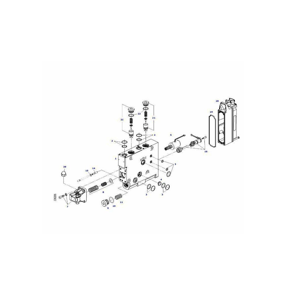 SEKCJA HYDRAULICZNA - [CFH340]