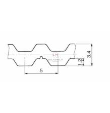 PAS DT5 /1100 -18 MM GATES [PKM000050-G]