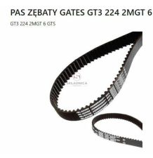 PAS ZĘBATY PŁASKI  2MGT  224/10MM [PKM000060-G]