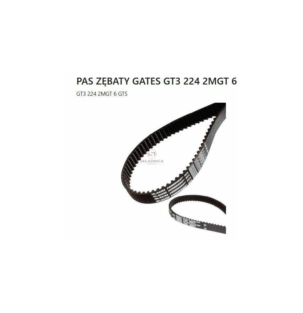 PAS ZĘBATY PŁASKI  2MGT  224/10MM [PKM000060-G]