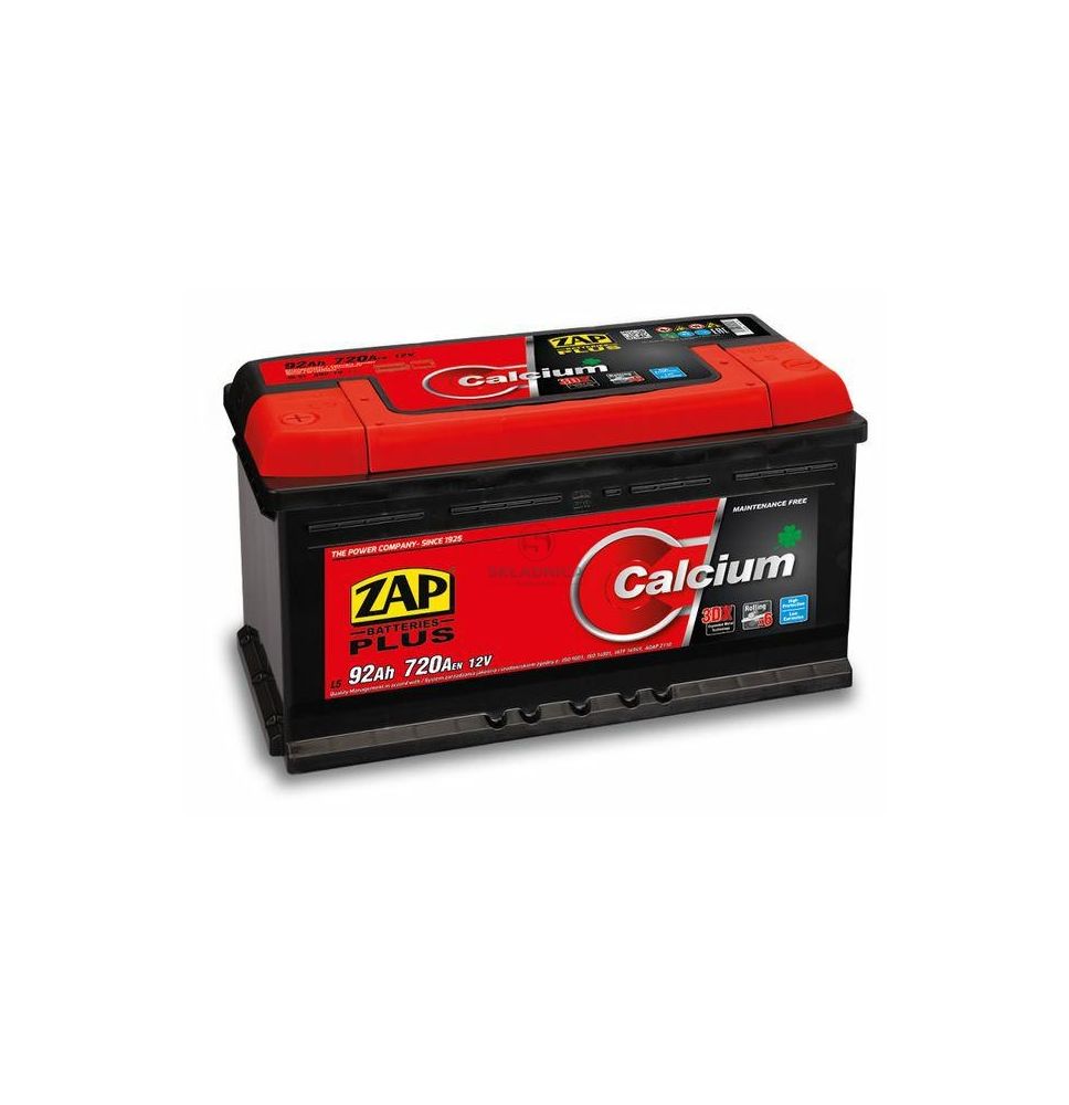 AKUMULATOR 12V  92AH  720A  PLUS - + - [KM023]