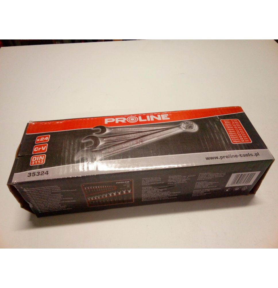 KLUCZE OCZKOWO-PŁASKIE 6-32 PROLINE [YP35324]