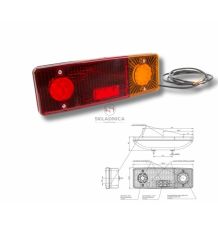 LAMPA TYLNA ZESP. PRAWA LED [AB02-002-LED]