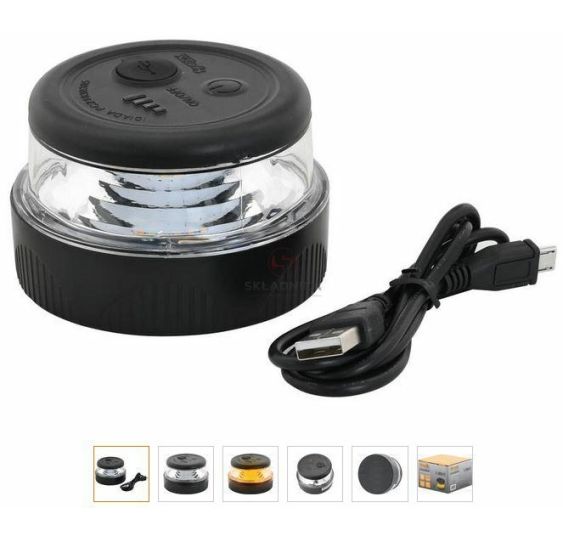 PILOT MIGAJĄCY MAGNES 12V  LED. BATERIA [AK122]