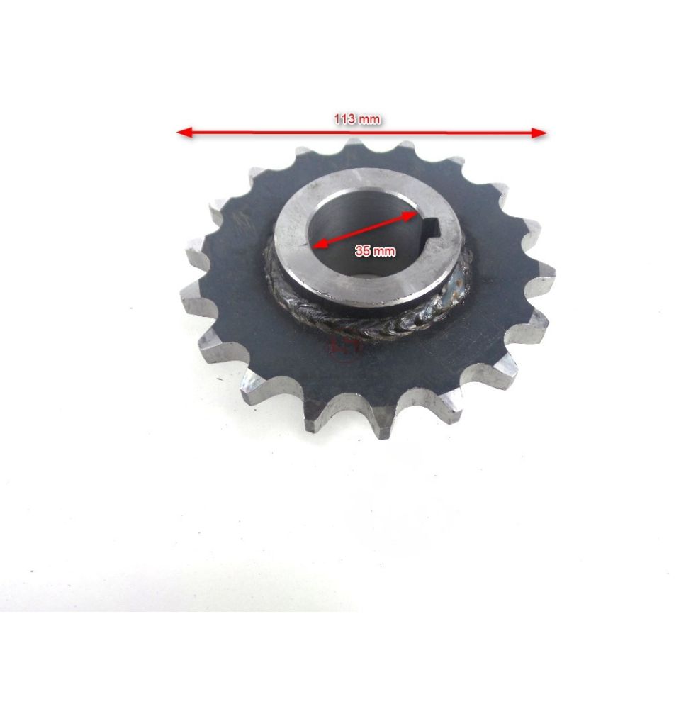 KOŁO ŁAŃCUCH.  3/4" 12B-1  Z-18  FI-35 [BD10402]