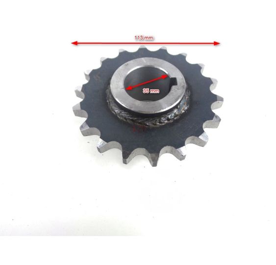 KOŁO ŁAŃCUCH.  3/4" 12B-1  Z-18  FI-35 [BD10402]