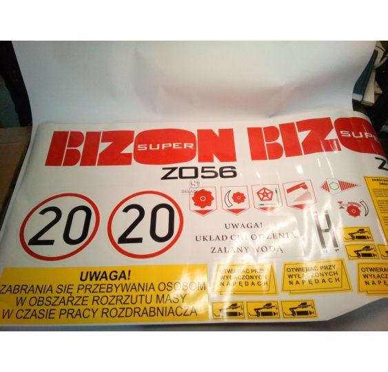 ZESTAW NAKLEJEK BIZON Z056 [BI000000]