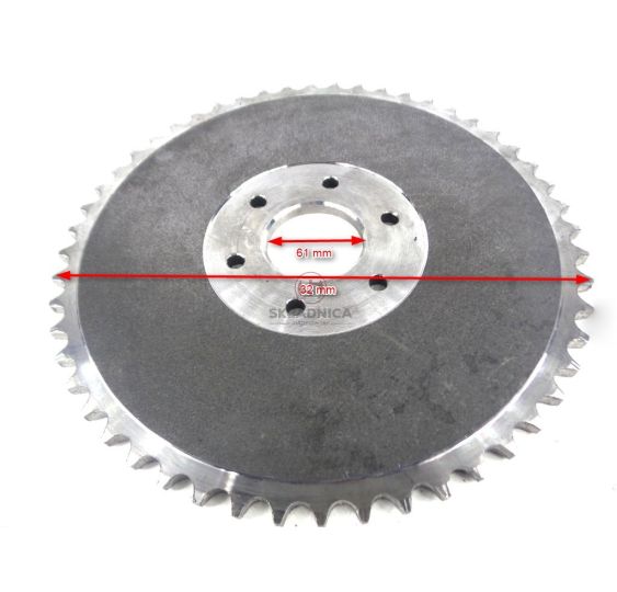 KOŁO ŁAŃCUCH.  3/4" 12B-1  Z-52 [BI10811]