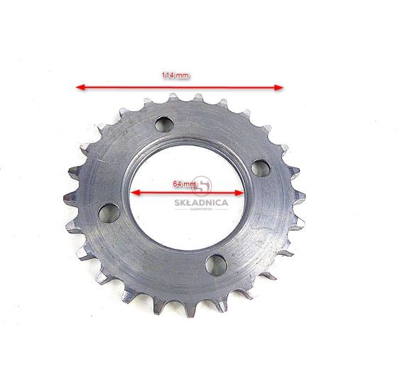 KOŁO ŁAŃCUCH.  5/8" 10B-1  Z-25 [BI21104]