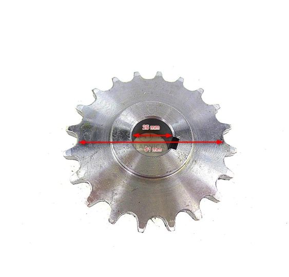 KOŁO ŁAŃCUCH.  5/8" 10B-1  Z-20 FI 25 [BI22504]