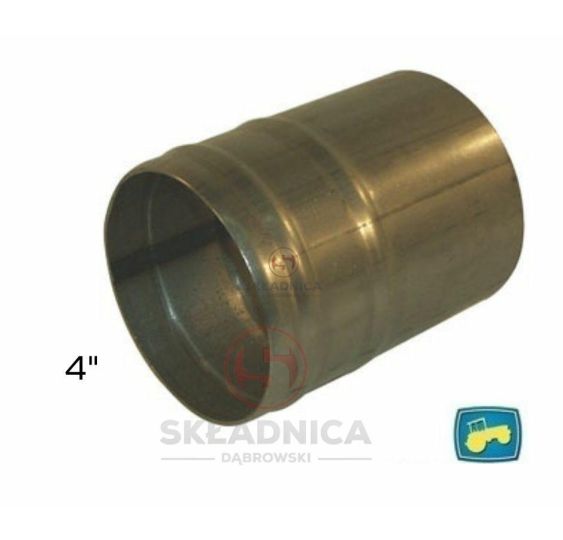 PERROT 4"   RURA CZARNA  ~102MM    L-185 [BNA416]