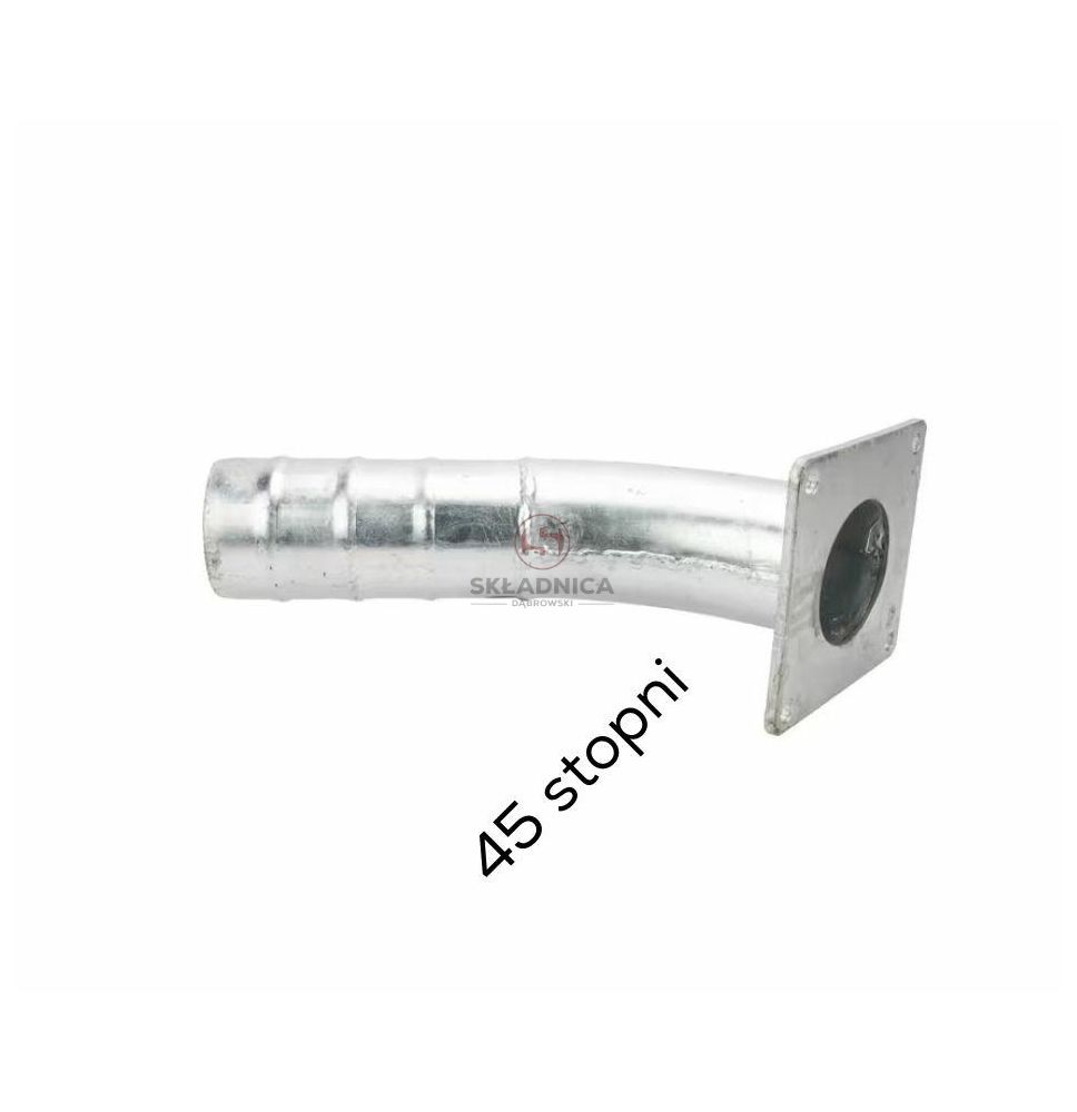 RURA 4"  PŁYTA 150*150  - KOLANKO 45 - N [BNA441]