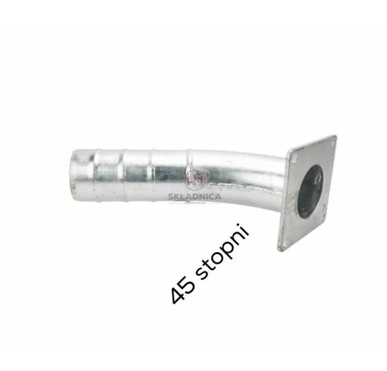 RURA 4"  PŁYTA 150*150  - KOLANKO 45 - N [BNA441]