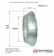 PERROT 6"  ZŁĄCZE  MĘSKIE   - GWINT 6 [BNA603A]