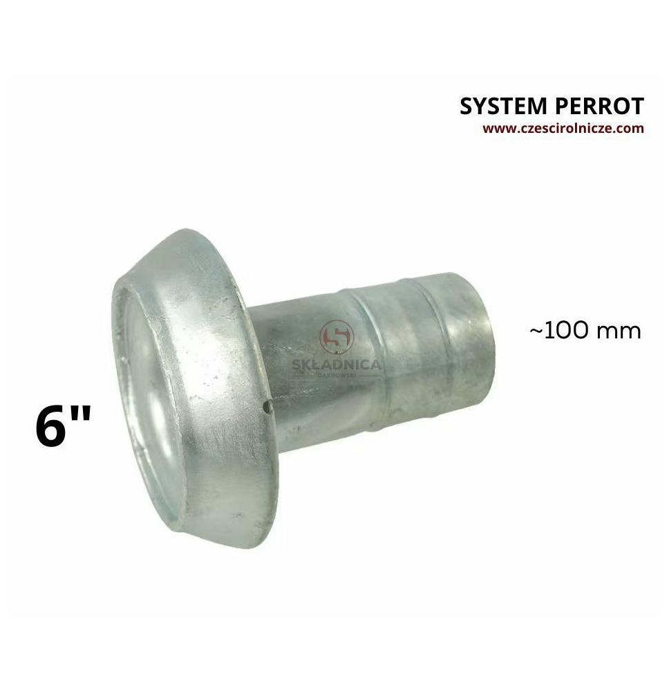 PERROT 6"  ZŁĄCZE  MĘSKIE  -  WĄŻ 4" ~ F [BNA612]