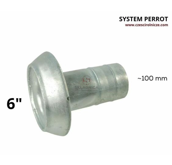PERROT 6"  ZŁĄCZE  MĘSKIE  -  WĄŻ 4" ~ F [BNA612]