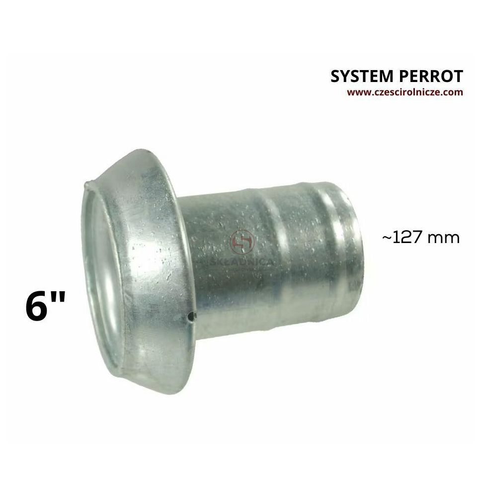 PERROT 6"  ZŁĄCZE  MĘSKIE  -  WĄŻ 5" ~ F [BNA613]