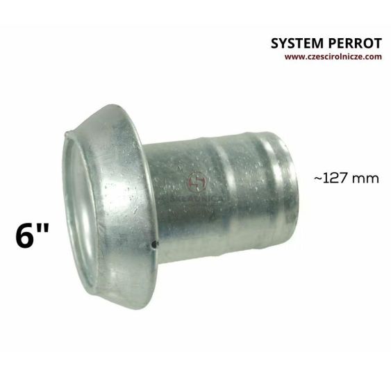 PERROT 6"  ZŁĄCZE  MĘSKIE  -  WĄŻ 5" ~ F [BNA613]