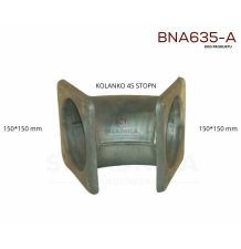 PERROT 6"   KOLANKO 45°  - KOŁNIERZ - KO [BNA635-A]