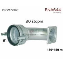 PERROT 6"  KOŁNIERZ - KOLANKO 90°- ZŁĄCZ [BNA644]