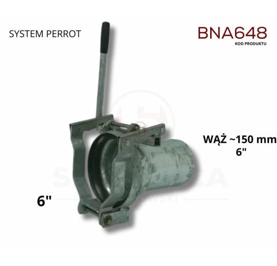 PERROT 6"  SZYBKOZŁĄCZKA ŻEŃSKA -  WĄŻ [BNA648]