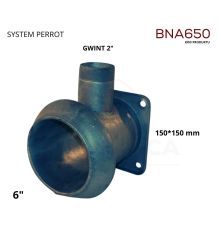 PERROT 6" ZŁĄCZE MĘSKIE + WYLOT 2"  - PŁ [BNA650]