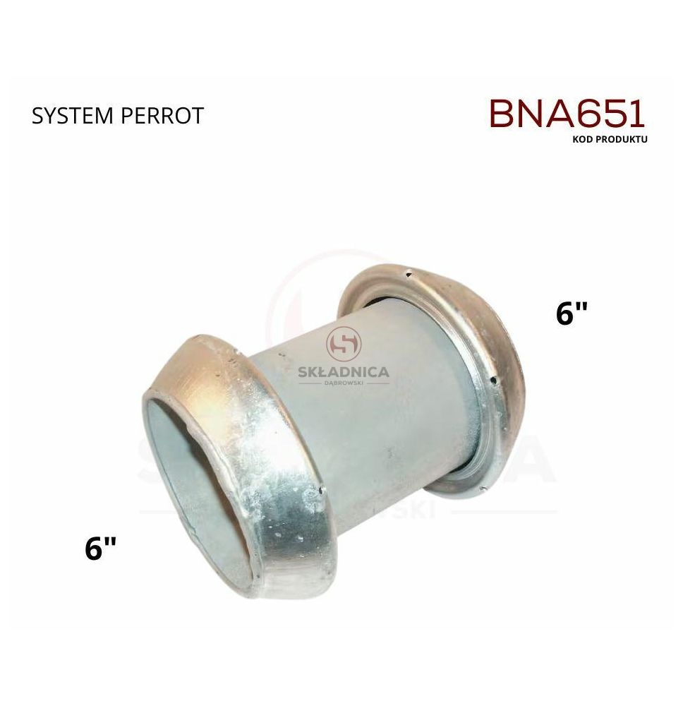 PERROT 6"  ZŁĄCZE MĘSKIE 6" - RURA -ZŁĄC [BNA651]