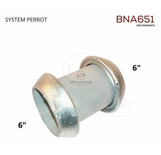 PERROT 6"  ZŁĄCZE MĘSKIE 6" - RURA -ZŁĄC [BNA651]