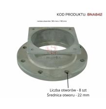 PERROT 8"  PŁYTA 180*180  -  KOŁNIERZ ZN [BNA842]