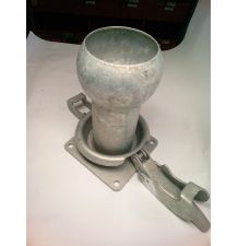 BAUER 4"  ZŁĄCZE MĘSKIE - PŁYTA 150x150 [BNB411]
