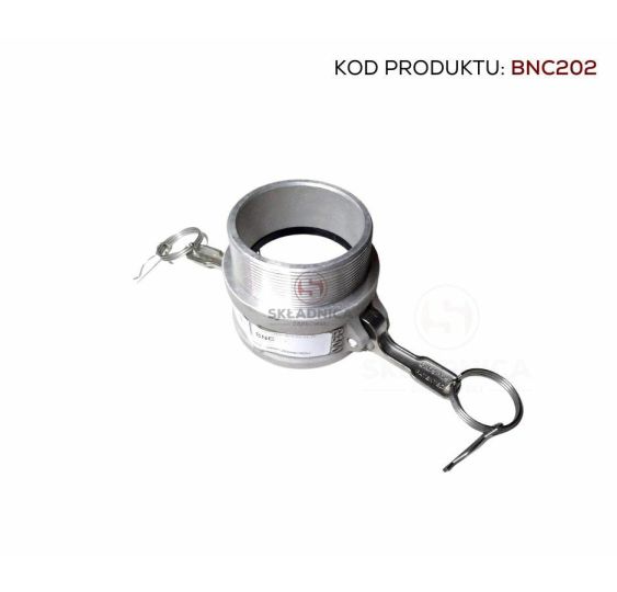 CAMLOCK 2"  ZŁĄCZE ŻEŃSKIE  - GWINT ZEW [BNC202]