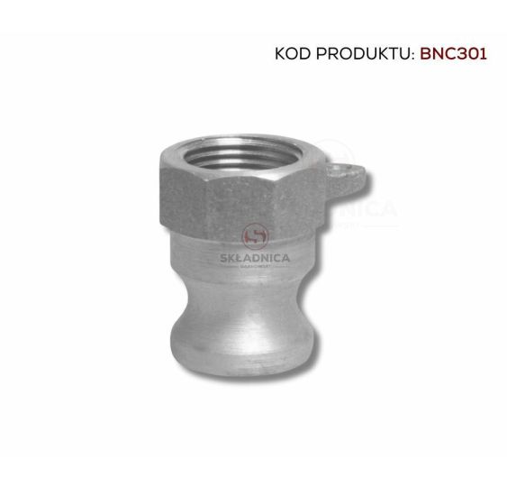 CAMLOCK 3"  ZŁĄCZE MĘSKIE  - GWINT WEW [BNC301]