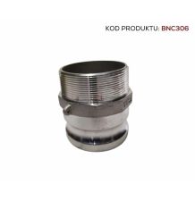 CAMLOCK 3"  ZŁĄCZE MĘSKIE  - GWINT ZEW [BNC306]