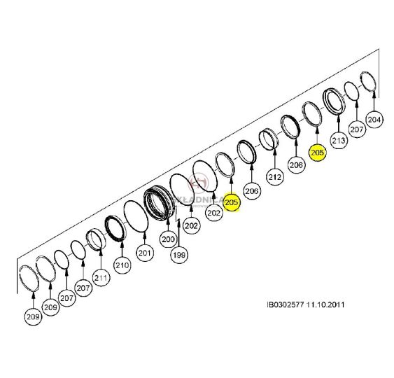 ORING   99.00 * 7.70 [BNV006]
