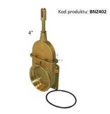 ZASUWA MOSIĘŻNA HYD. 4"  GWINT M114 / PŁ [BNZ402]