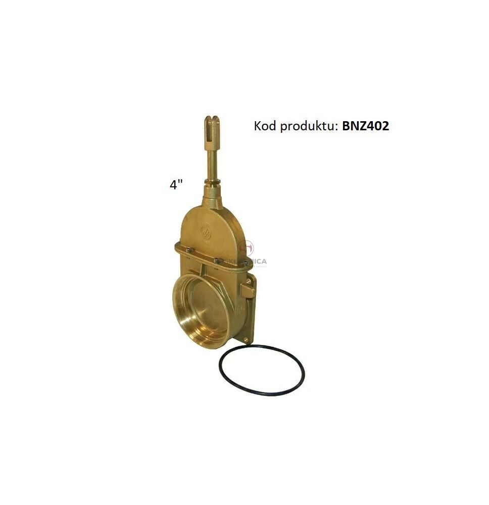 ZASUWA MOSIĘŻNA HYD. 4"  GWINT M114 / PŁ [BNZ402]
